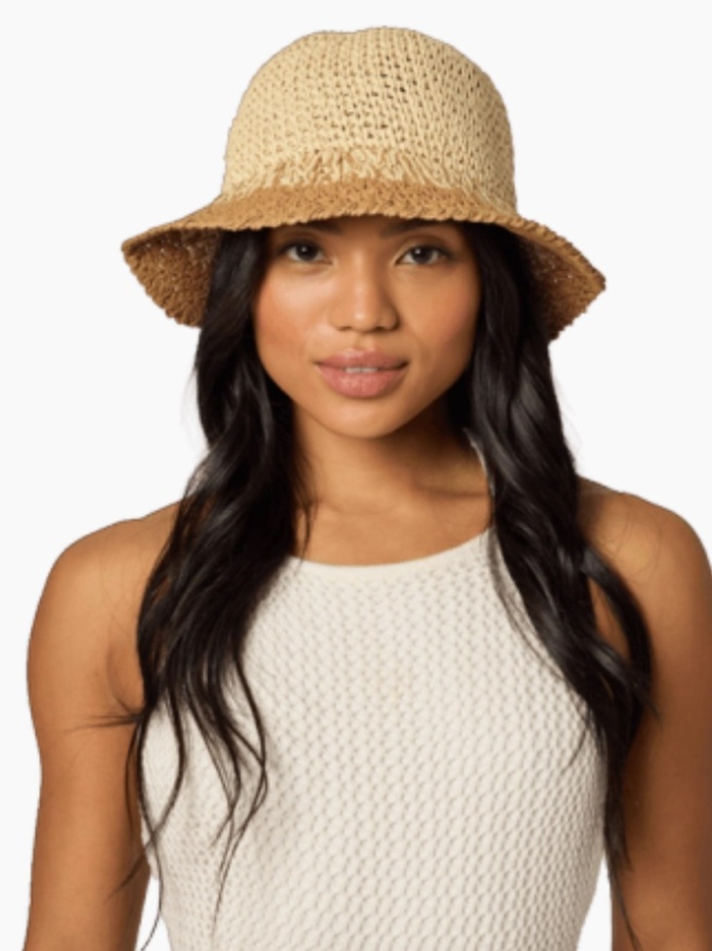 EUGENIA KiM Straw Bucket Hat NWT